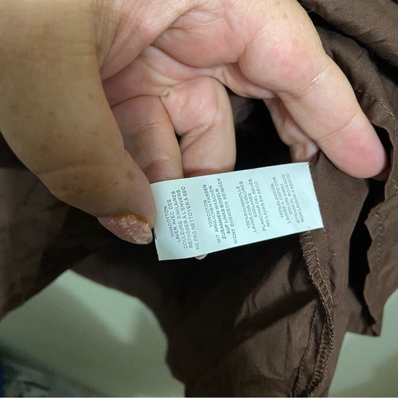 NEW PRETTY LITTLE THING Chocolate Ruched Bust Short Sleeve Square Neck Shift - Picture 4 of 5